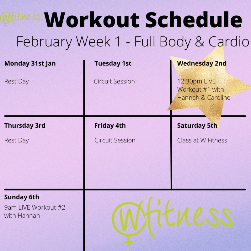 February Free Workout Plan 1