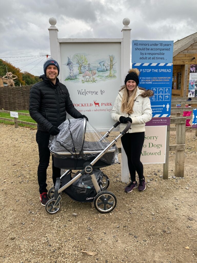 First trip out 10 days post c-section for Pumpkin Picking!