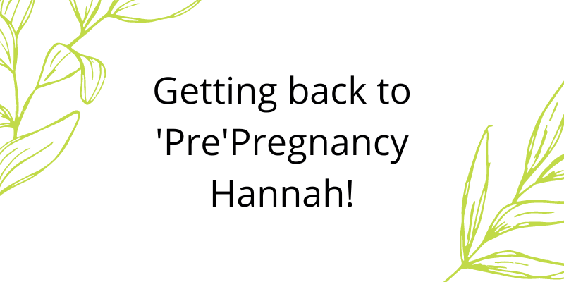 Bouncing back after pregnancy